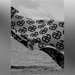 ANINE BING BAHIA MONOGRAM COLOR BLOCK TOWEL NEW